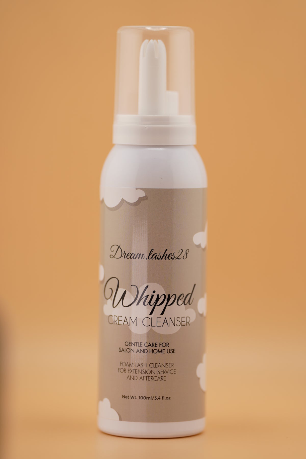 Whipped cream cleanser