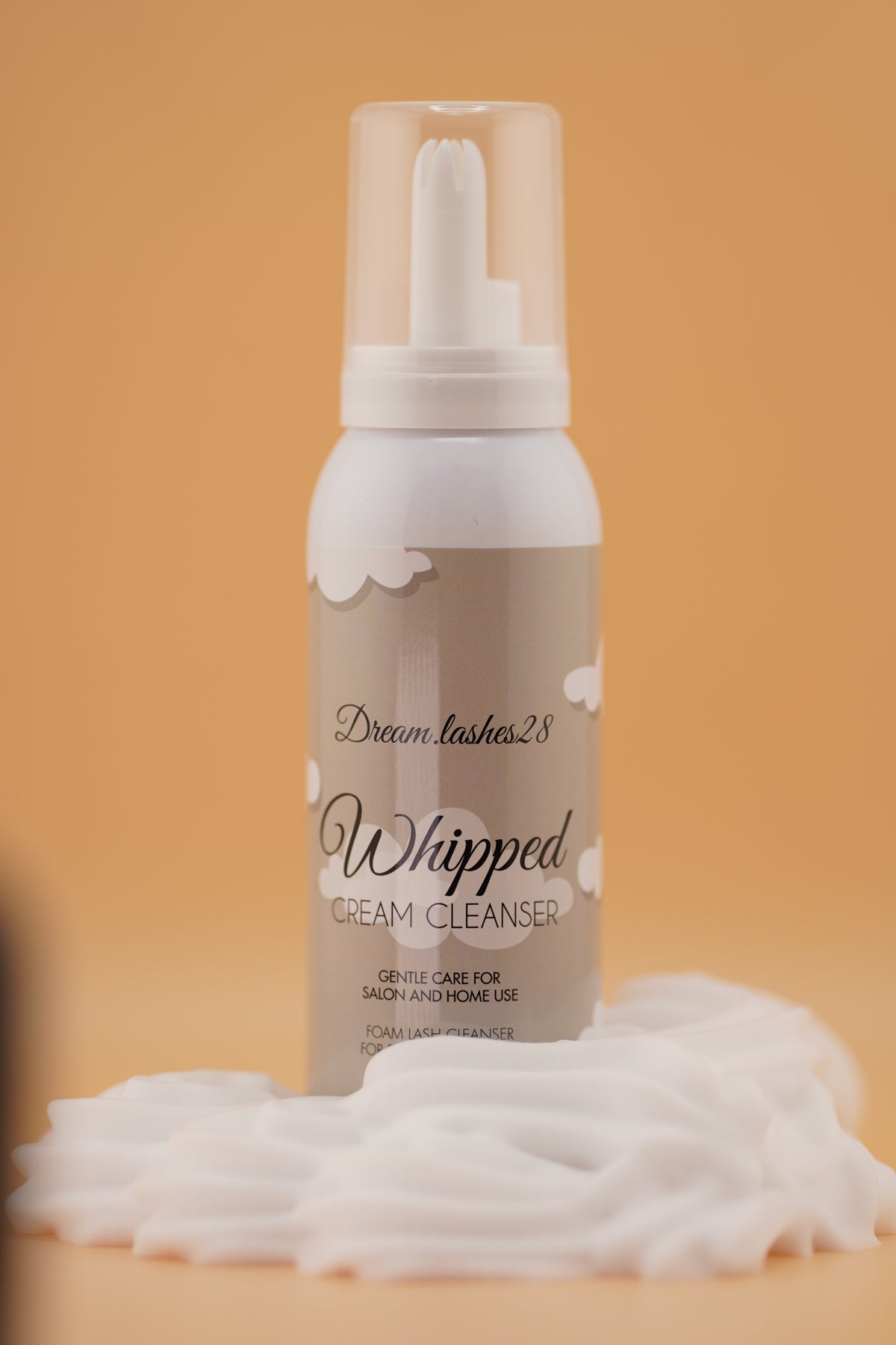 Whipped cream cleanser